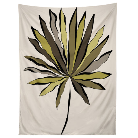 Alisa Galitsyna Fan Palm Leaf Tapestry