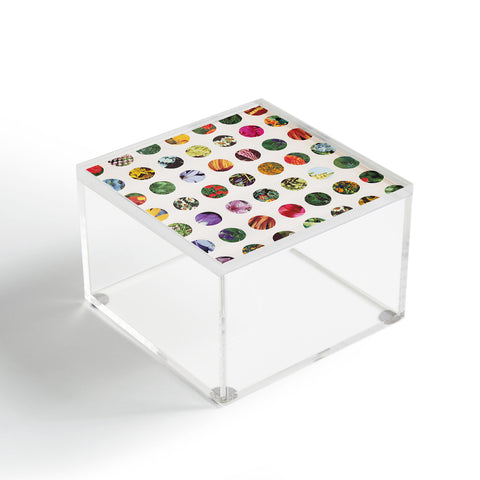 Alisa Galitsyna Floral Circles Paper Pattern Acrylic Box