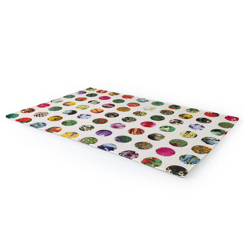 Alisa Galitsyna Floral Circles Paper Pattern Area Rug