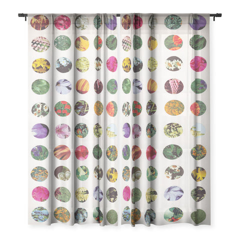 Alisa Galitsyna Floral Circles Paper Pattern Sheer Non Repeat