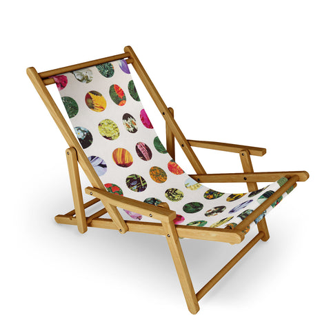 Alisa Galitsyna Floral Circles Paper Pattern Sling Chair