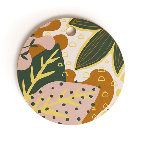 Alisa Galitsyna Floral Magic III Cutting Board Round