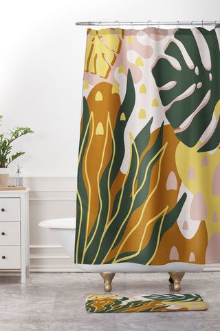 Alisa Galitsyna Floral Magic Shower Curtain And Mat