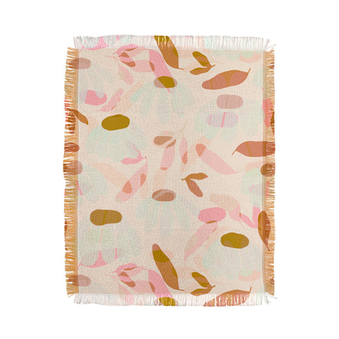 Alisa Galitsyna Floral Shadows II Throw Blanket