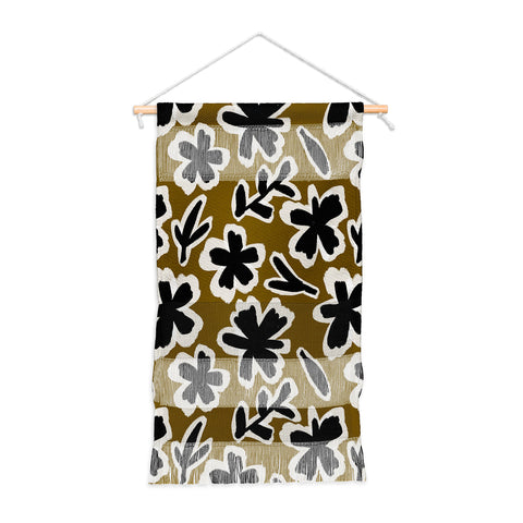 Alisa Galitsyna Florals on Olive Background Wall Hanging Portrait