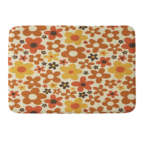 Alisa Galitsyna Flower Power 3 Memory Foam Bath Mat