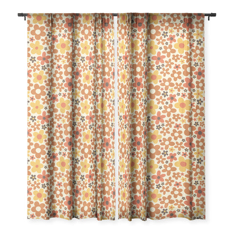 Alisa Galitsyna Flower Power 3 Sheer Window Curtain