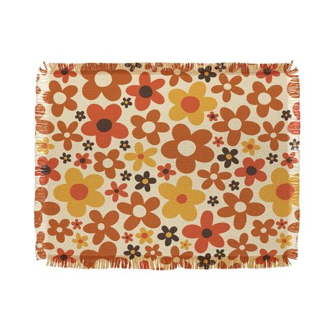 Alisa Galitsyna Flower Power 3 Throw Blanket