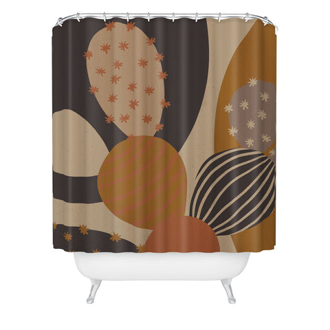 Alisa Galitsyna Flowering Cactus 2 Shower Curtain