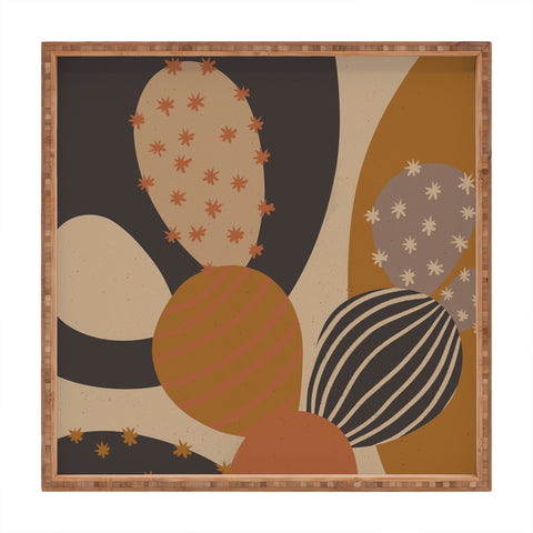 Alisa Galitsyna Flowering Cactus 2 Square Tray