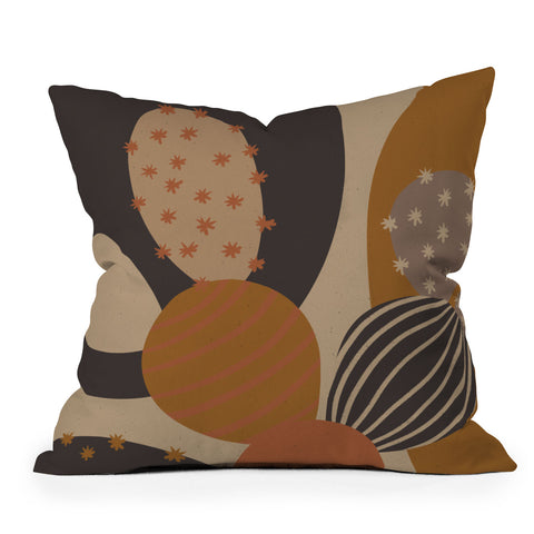 Alisa Galitsyna Flowering Cactus 2 Throw Pillow