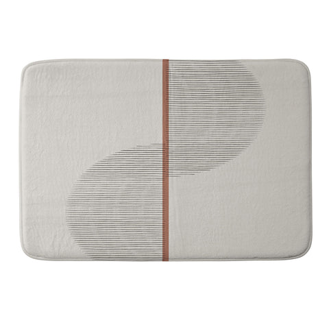 Alisa Galitsyna Geometric Composition II Memory Foam Bath Mat