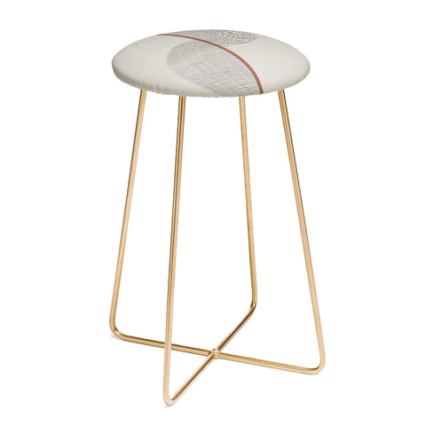 Alisa Galitsyna Geometric Composition II Counter Stool