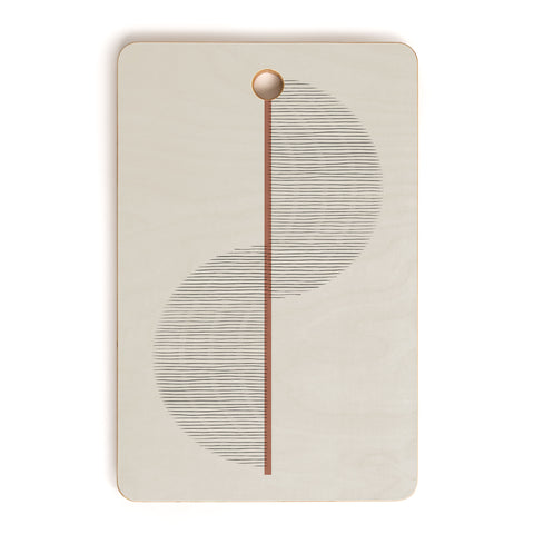 Alisa Galitsyna Geometric Composition II Cutting Board Rectangle