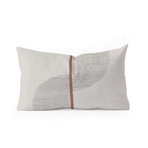 Alisa Galitsyna Geometric Composition II Oblong Throw Pillow