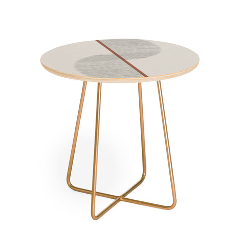 Alisa Galitsyna Geometric Composition II Round Side Table