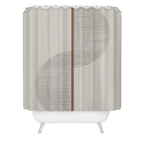 Alisa Galitsyna Geometric Composition II Shower Curtain