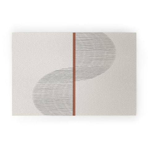 Alisa Galitsyna Geometric Composition II Welcome Mat