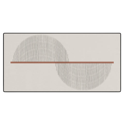 Alisa Galitsyna Geometric Composition II Desk Mat