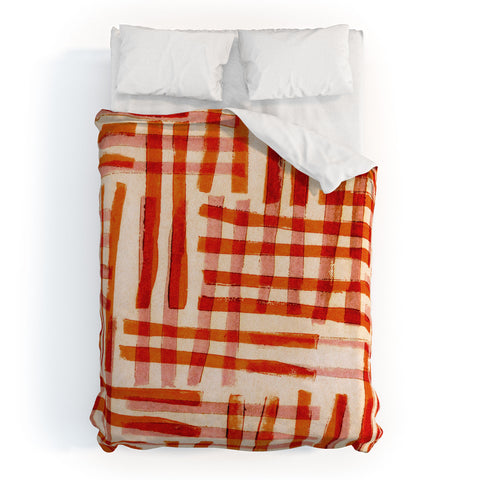 Alisa Galitsyna Geometric Dance 2 Duvet Cover