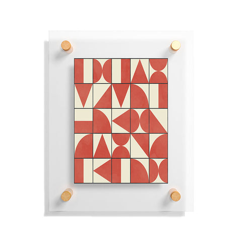 Alisa Galitsyna Geometric Puzzle 1 Floating Acrylic Print
