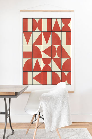 Alisa Galitsyna Geometric Puzzle 1 Art Print And Hanger