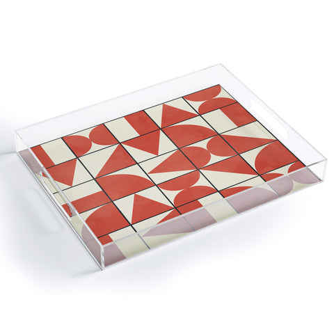 Alisa Galitsyna Geometric Puzzle 1 Acrylic Tray