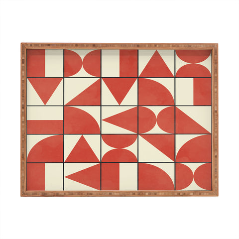 Alisa Galitsyna Geometric Puzzle 1 Rectangular Tray