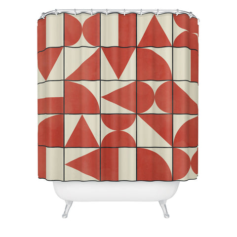 Alisa Galitsyna Geometric Puzzle 1 Shower Curtain