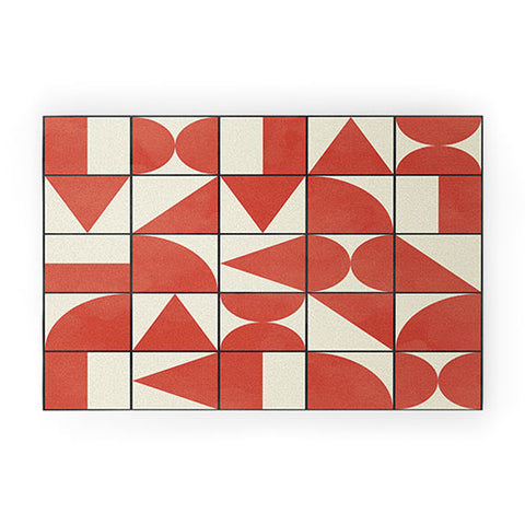 Alisa Galitsyna Geometric Puzzle 1 Welcome Mat