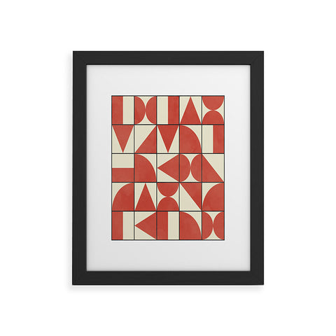 Alisa Galitsyna Geometric Puzzle 1 Framed Art Print