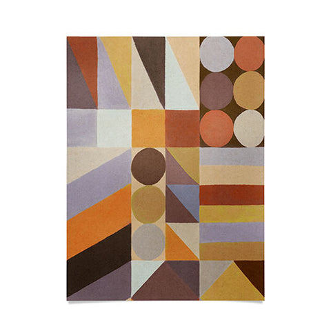 Alisa Galitsyna Geometric Shapes Colors 1 Poster
