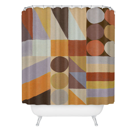 Alisa Galitsyna Geometric Shapes Colors 1 Shower Curtain