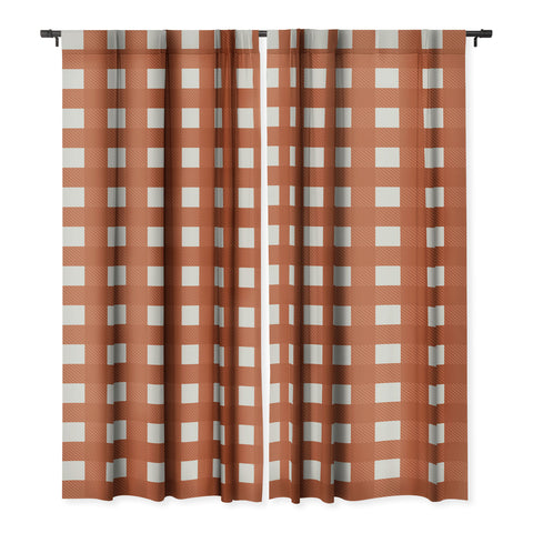 Alisa Galitsyna Gingham Cloth Red Checks Blackout Non Repeat