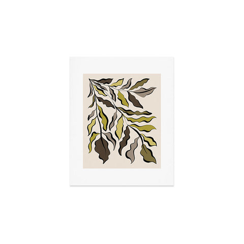 Alisa Galitsyna Green Leaves 2 Art Print