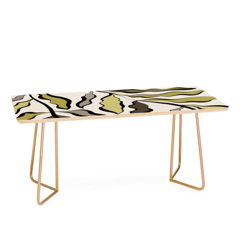 Alisa Galitsyna Green Leaves 2 Coffee Table