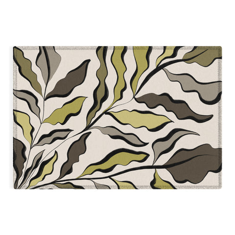 Alisa Galitsyna Green Leaves 2 Outdoor Rug