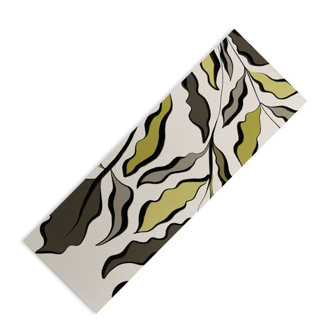 Alisa Galitsyna Green Leaves 2 Yoga Mat