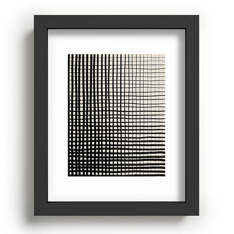 Alisa Galitsyna Hand Drawn Grid Recessed Framing Rectangle