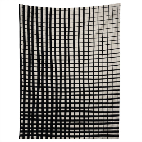 Alisa Galitsyna Hand Drawn Grid Tapestry