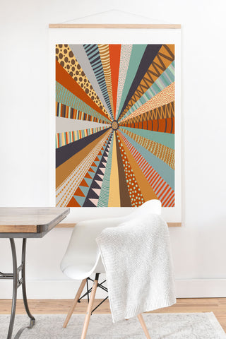 Alisa Galitsyna Hand Drawn Patchwork I Art Print And Hanger