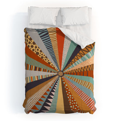 Alisa Galitsyna Hand Drawn Patchwork I Comforter
