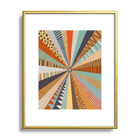 Alisa Galitsyna Hand Drawn Patchwork I Metal Framed Art Print