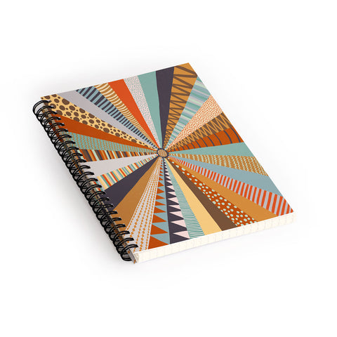 Alisa Galitsyna Hand Drawn Patchwork I Spiral Notebook