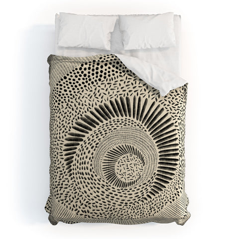 Alisa Galitsyna Hand Drawn Patterned Abstract Comforter