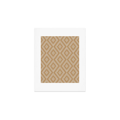 Alisa Galitsyna Hand Drawn Rhombus Pattern 3 Art Print