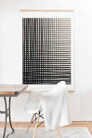 Alisa Galitsyna Horizontal and Vertical Lines Art Print And Hanger