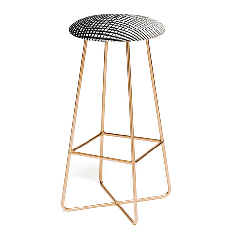 Alisa Galitsyna Horizontal and Vertical Lines Bar Stool