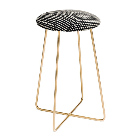 Alisa Galitsyna Horizontal and Vertical Lines Counter Stool