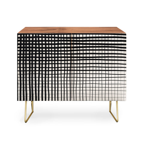 Alisa Galitsyna Horizontal and Vertical Lines Credenza
